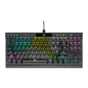 美商海盗船 (USCORSAIR) K70 RGB TKL 竞技版 银轴 机械键盘 87键 4000Hz回报率 PBT键帽