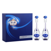 洋河【年货节送礼】洋河蓝色经典 梦之蓝M3礼盒装 45度 500ml*2瓶 礼盒装
