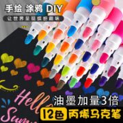 SIJIN 思进 丙烯马克笔 体验款-12色装