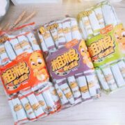 笨笨狗 夹心粗粮米果 12根*3包装+赠2包 共5包60根