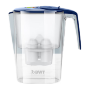 倍世（BWT）家用过滤水壶净水壶套餐镁离子全屋净水滤芯过滤杯厨房净水器2.7L容量1壶5/8芯强效去水垢套装套组 粉色1壶5芯（2镁离子+3强效去水垢） BWT 净水壶套装