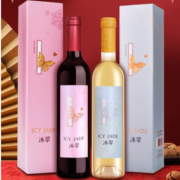 PLUS会员、需抢券：张裕冰翠 晚采红葡萄酒 甜酒 500ml*2瓶