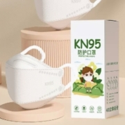 优哈小兔 儿童kn95口罩 白色 20只