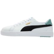 PUMA彪马官方 新款男女同款情侣休闲板鞋 SERVE PRO LITE 374902 白-黑色-金色-矿石蓝-14 37