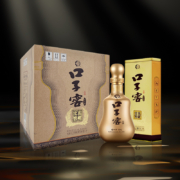 88VIP会员，口子窖 10年型 41度兼香型白酒500mL*4瓶整箱装 送二十年型50度100mL小酒+礼品袋