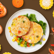 大希地 鲜虾饼儿童早餐半成品 160g*3盒