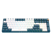 御斧 (Royal Axe) R100三模机械键盘 无线蓝牙 热插拔 游戏办公键盘 100配列PBT球帽 TTC二代金粉轴 鲸落深海
