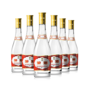 汾酒 黄盖玻汾 53度 475ml*6瓶 清香型高度白酒