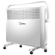 美的（Midea） 取暖器家用暖风机浴室电暖器欧式快热炉三档调温大面积加湿烘衣节能电暖气烤火器 【对流式速热-居浴两用】NDK20-17DW