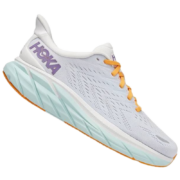 HOKA ONE ONE 女鞋克利夫顿8公路跑步鞋Clifton8网面减震透气防滑 香槟白/白色 38/235mm