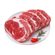 再降价、有券的上：茶牛 阿根廷眼肉 进口牛肉牛排 200g*6件