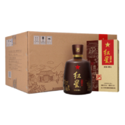 红星二锅头 醇和紫坛 兼香型 白酒 43度 500mL*6瓶 整箱装 年货送礼