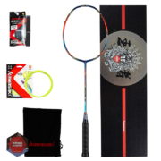 川崎KAWASAKI羽毛球拍全碳素羽拍单拍 全能型五星王者K9礼盒装(未穿线)