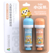 再降价、PLUS会员、概率券：小浣熊 儿童唇膏 香橙味+什锦果味 3.5g*2支