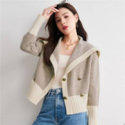 限量1000件：金丽杉 女士羊毛开衫 LS22366Y819