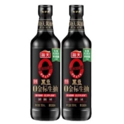京喜app：海天 黑豆酱油 0添加金标生抽 500*2瓶