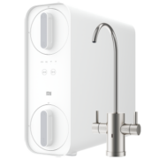 小米米家净水器家用净水机H400G厨下式 双芯六级过滤 无罐直饮水 RO反渗透 双出水龙头 智能互联