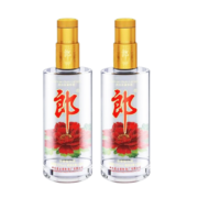 郎酒 顺品郎 浓香型白酒 45度480ml*2瓶 （光瓶粮食酒 年货节送礼）
