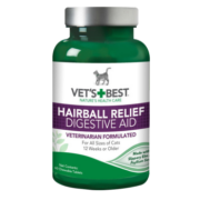 维倍思VET/x27S BEST绿十字 美国原装进口猫草片去除毛球呵护调理肠胃化毛营养片60粒 60粒-猫用化毛猫草片