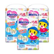 PLUS会员：Merries 妙而舒 花王妙而舒Merries婴儿学步裤 巧虎L44*3包（9-14kg）箱装