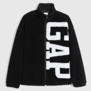 Gap 盖璞 男女装冬季新款LOGO仿羊羔绒情侣保暖加厚立领夹克外套462623