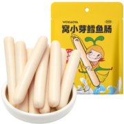 添加DHA藻油！窝小芽 宝宝零食鳕鱼肠 玉米味 80g