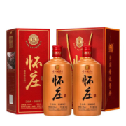PLUS会员、需抢券：怀庄 经典铁盖版 53度酱香型白酒 500ml*2瓶装