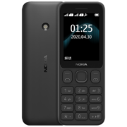 诺基亚 NOKIA 125 黑色 直板按键 移动2G手机 双卡双待 老人老年手机 学生备用功能机 超长待机