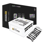 游戏悍将 黑金刚 ATX3.0金牌全模组电源 白色额定850W（原生PCIE5.0/日系电容/12vHPWR接口/一键启停)