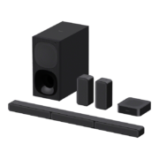 索尼（SONY）HT-S40R 5.1 实体环绕声道 杜比音效 无线后环绕 回音壁 Soundbar 家庭影院 电视音响 无线音响
