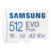 三星TF卡 MicroSD存储卡U3 4K手机surface平板电脑 无人机游戏机高速内存卡130M 512G 130MB/S+卡套