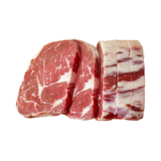 淳鲜四季X京东PLUS会员联名款 原切眼肉牛排1kg/4-5片 安格斯谷饲牛扒 冷冻牛肉生鲜 原切雪花牛排