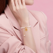 Chow Tai Seng 周大生 吉祥如意牌珍珠手链