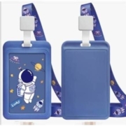概率券：优和 UHOO 宇航员可爱证件卡套 灰蓝色 7116