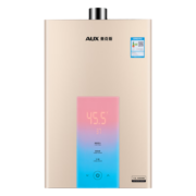 奥克斯（AUX）DAS80燃气热水器电家用天然气水量伺服恒温即热防冻13L16升 16升 变频水量伺服+四季免调温 包安装