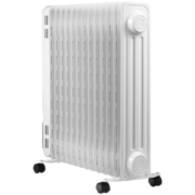 PLUS会员：Midea 美的 取暖器电油汀 暖器片 13片 防烫电暖气  2200W  NY2213-18GW+赠加湿盒+晾衣架