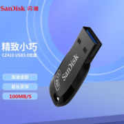 SanDisk 闪迪 至尊高速系列 酷邃 CZ410 USB 3.0 U盘 黑色 64GB USB-A