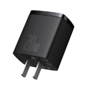 BASEUS 倍思 CCCP20UC 手机充电器 Type-C/USB 20W 黑色