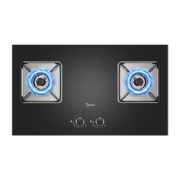 美的（Midea）家用天然气灶5.0KW大火力燃气灶 双灶台嵌两用灶具灶台 双眼灶煤气灶双灶 【5.0KW聚焰猛火】 （天然气）