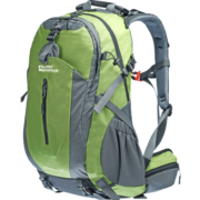 埃尔蒙特ALPINT MOUNTAIN 登山包双肩包附带防雨罩40L 610-024 绿色