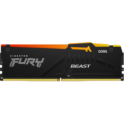 金士顿 (Kingston) FURY 64GB(32G×2)套装 DDR5 6000 台式机内存条 Beast野兽系列 RGB灯条 骇客神条