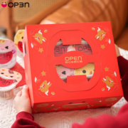 100%生牛乳发酵！OP3N 翻来翻去谷物酸奶新年礼盒装 混合口味8杯
