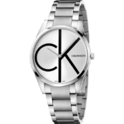 凯文克莱（Calvin Klein）CK 时光记忆系列 银色圆盘男表 石英表 K4N2114Z（表盘:40MM）