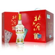 PLUS会员：北大仓 十年部优 50%vol 酱香型白酒 500ml*4瓶 整箱装