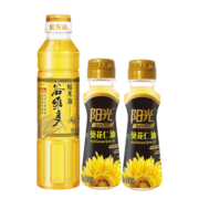 金龙鱼 油食用油双一万稻米油400ml+葵花仁油150ml*2
