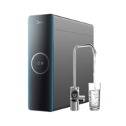 美的（Midea）极光1000G大通量5年RO反渗透家用除菌直饮净水器 智能水龙头净饮机纯水机2.66L/分MRO1787D-1000G