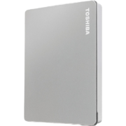 东芝(TOSHIBA) 2TB 移动硬盘 Flex系列 USB3.2 Gen1 2.5英寸 机械硬盘 尊贵银 兼容Mac等多系统 高端商务