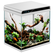 森森（SUNSUN）鱼缸水族箱鱼缸灯增氧水泵造景超白玻璃金鱼缸 38cm长智能高档鱼缸 内置棉和滤材