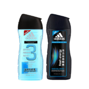 adidas 阿迪达斯 男士活力去屑洗发露沐浴露出行套装（ 酷爽洗发220ml+舒缓沐浴露250ml+赠洁面膏50g+沐浴露100ml）