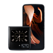 摩托罗拉 moto razr 2022 无缝准镜面折叠5G手机 全新骁龙8+ 5000万像素 8GB+256GB 锋雅黑